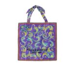 PHILOSOPHY by Lorenzo Serafini Borsa fantasia cashmere viola