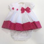 ALETTA Abito manica corta pois fuxia