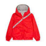 BIKKEMBERGS Giubbotto leggero double blu-grigio bambino