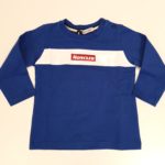 MONCLER T-shirt manica lunga bluette bambino