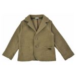 NANAN Giacca felpa bottoni beige bambino