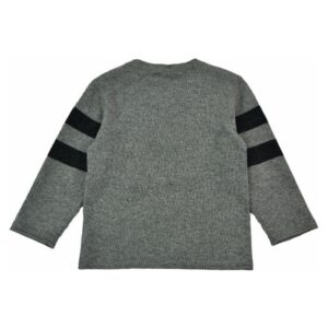 NANAN Maglioncino tricot grigio con orso bambino - immagine 3