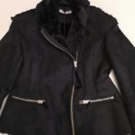 MIMISOL Giubbotto montone nero