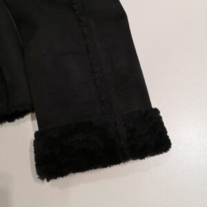 MIMISOL Giubbotto montone nero - immagine 3