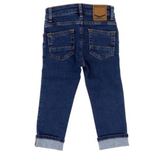 BIKKEMBERGS Jeans blu con svoltina bambino - immagine 3
