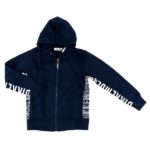 BIKKEMBERGS Felpa cappuccio blu bambino