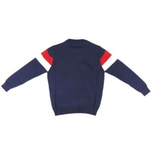 BIKKEMBERGS Maglia blu fasce in contrasto bambino - immagine 3