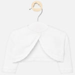 MAYORAL Coprispalle bianco manica lunga bambina