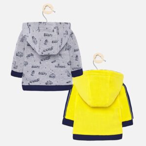 MAYORAL Felpa reversibile grigio-giallo bambino - immagine 3