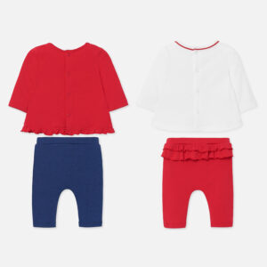 MAYORAL Set 2 magliette e 2 leggings bambina - immagine 3