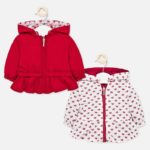 MAYORAL Giubbotto rosso reversibile bambina