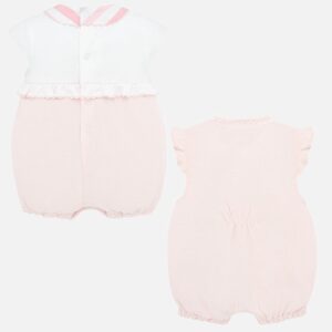 MAYORAL Set 2 tutine corte fiocco righe bambina - immagine 3