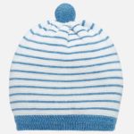 MAYORAL Cuffietta righe azzurro corredino neonato