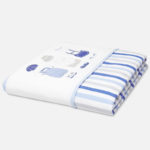 MAYORAL Copertina cotone righe azzurro