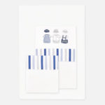 MAYORAL Lenzuolino culla righe azzurre