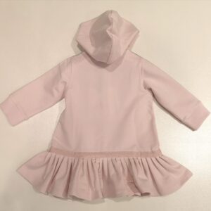 MONCLER Abito in felpa rosa con cappuccio bambina - immagine 3
