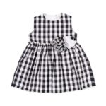 NANAN Abito quadri vichy nero Morositas