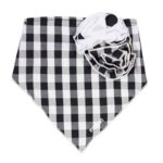 NANAN Bandana quadri vichy nero Morositas