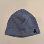 LE BEBE Cuffietta azzurra corredino neonato