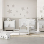 ERBESI Lettino+Piumone+Comò Collezione Dado