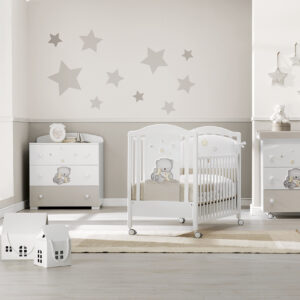 ERBESI Lettino+Piumone+Comò Collezione Dado