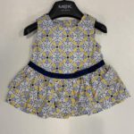 MEK Blusa fantasia blu-giallo bambina