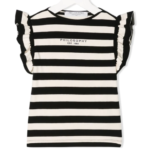 PHILOSOPHY by LORENZO SERAFINI T-shirt smanicata a righe nere