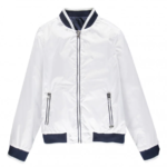 MEK Giubbino reversibile bianco-blu bambino