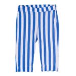 NANAN Pantalone capri righe azzurre bambina