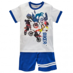 MEK Completo 2 pezzi shorts bluette bambino