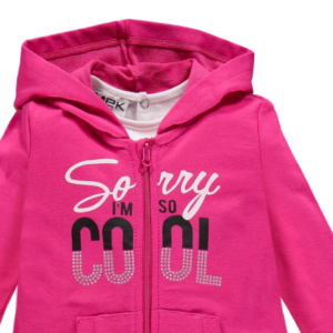 MEK Completo tuta 3 pezzi felpa+t-shirt+pantalone bambina - immagine 3