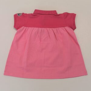 MONCLER Vestito piquet manica corta rosa fuxia bambina - immagine 3