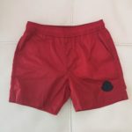MONCLER Costume pantaloncino rosso bambino