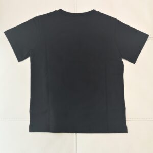 MONCLER T-shirt manica corta nera stampa astronauta bambino - immagine 4