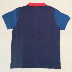 MONCLER Completo polo+pantaloncino blu-bluette bambino - immagine 3