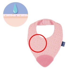 CHICCO Bavaglino Gummy Bib 2m+ massaggiagengie - immagine 3