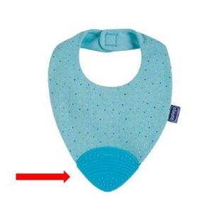 CHICCO Bavaglino Gummy Bib 2m+ massaggiagengie - immagine 4