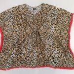 Mc SAINT BARTH  Caftano con coulisse Leopard Kate