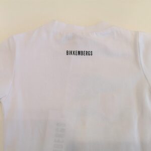 BIKKEMBERGS Completo 2 pezzi jersey stampa scritte multicolor - immagine 2