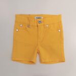 BIKKEMBERGS Bermuda cotone giallo