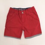 DOLCE & GABBANA Bermuda rosso riporti quadretti bambino