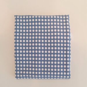 FEFE' Coordinato per cullina/carrozzina pois azzurro corredino neonato - immagine 5