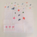 FEFE' Coordinato per cullina/carrozzina prato fiorito corredino neonata