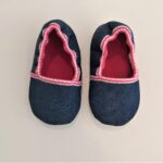 MELBY Scarpette slip-on tessuto denim neonata