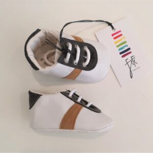 FEFE' Scarpette bianche neonato - immagine 2