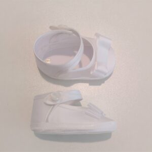 ALETTA Ballerine bianche con fiocco scarpette neonata - immagine 2