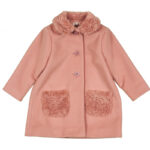 NANAN Cappotto rosa bambina