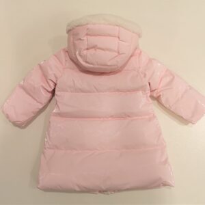 MONCLER Giubbotto effetto glassy rosa Mile bambina - immagine 4