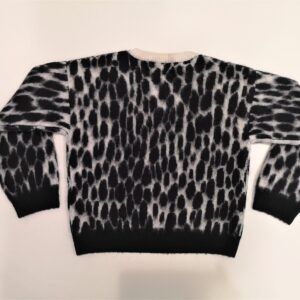 MONCLER Maglione camouflage bianco e nero bambina - immagine 3