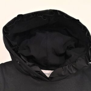 MONCLER Abito in felpa con cappuccio nero bambina - immagine 5